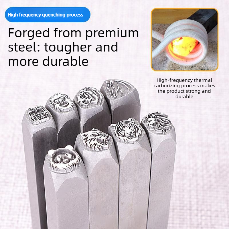 Jewelry Making Jig - แม่พิมพ์เหล็กสำหรับปั๊มลายหัวสัตว์ ลายสิงโต หมาป่า สำหรับทำเครื่องประดับ DIY ใช้กับงานทำกำไล