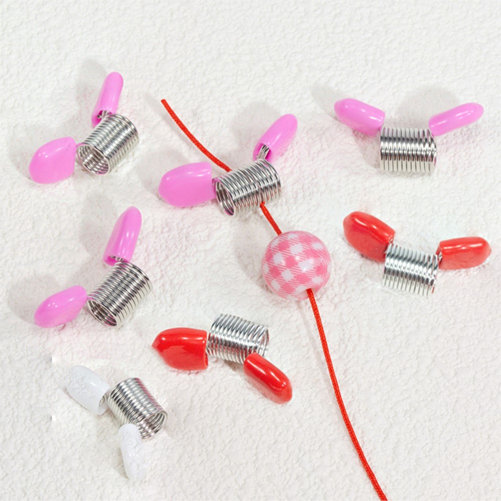Jewelry Making Beginners - 5pcs ฤดูใบไม้ผลิลูกปัด Clamps Creative ปลายเครื่องประดับทําเครื่องมือป้องกันลูกปัด FALLING