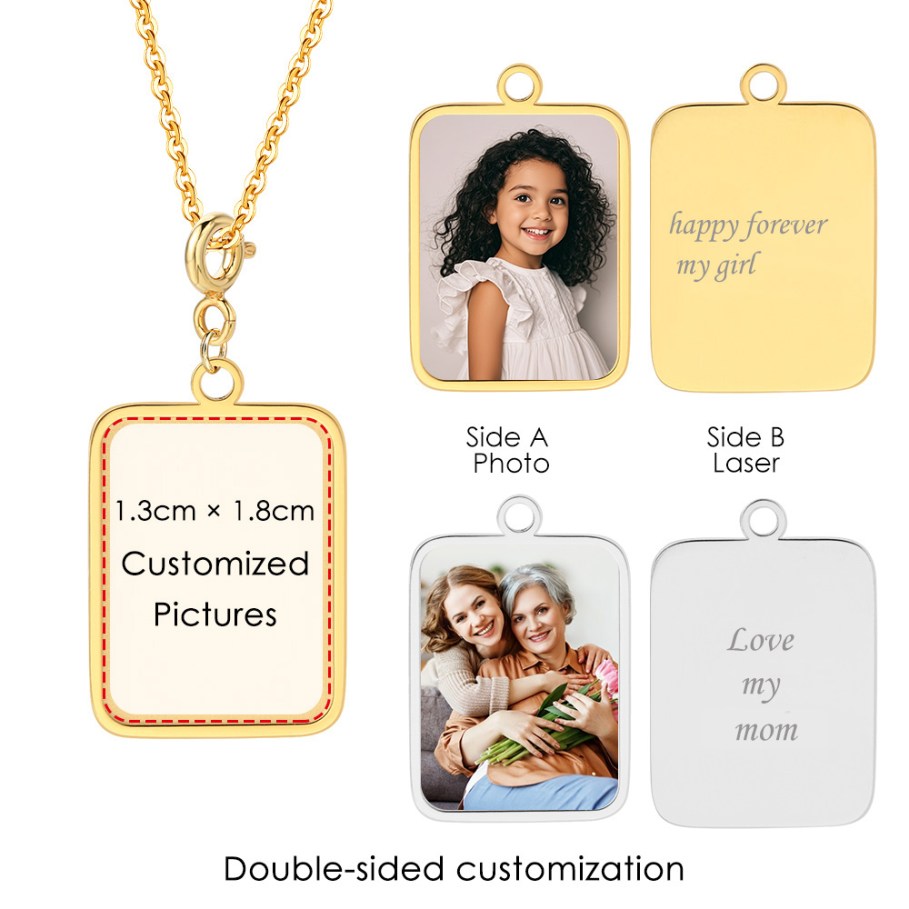 Jewelry Making For Adults - สร้อยคอจี้ธงตัวอักษรภาพถ่ายแบบกำหนดเองสำหรับผู้หญิงผู้ชายสร้อยข้อมือสแตนเลสสตีลทำเครื่องประดับ DIY