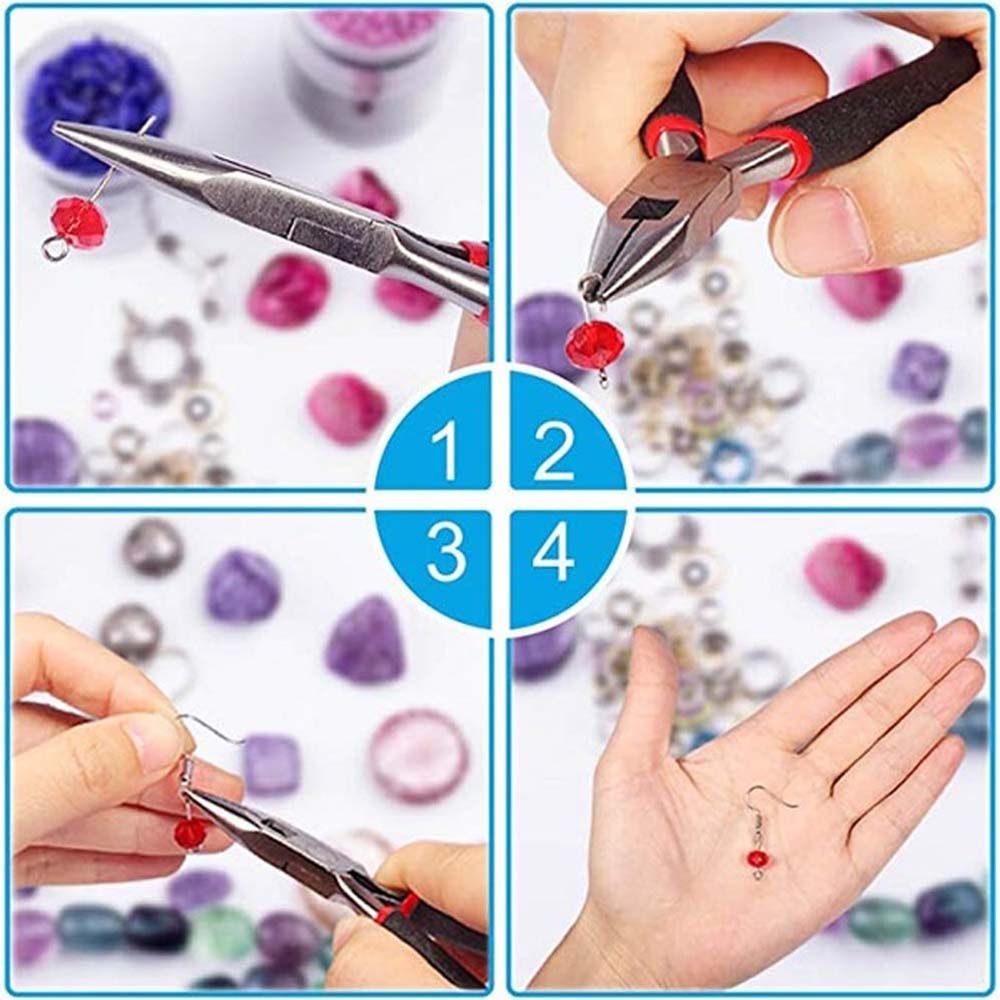 Jewelry Making Kit Professional - ชุดอุปกรณ์ทำเครื่องประดับ DIY สำหรับงานหล่อ งานฝีมือ และซ่อมแซมเครื่องประดับ พร้อมเครื่องมือ