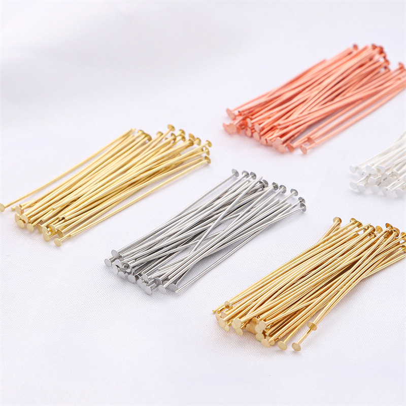 เข็มเงินแท้ 925 หัวแบน 50 ชิ้น - Jewelry Making Jig บทวิจารณ์และราคา