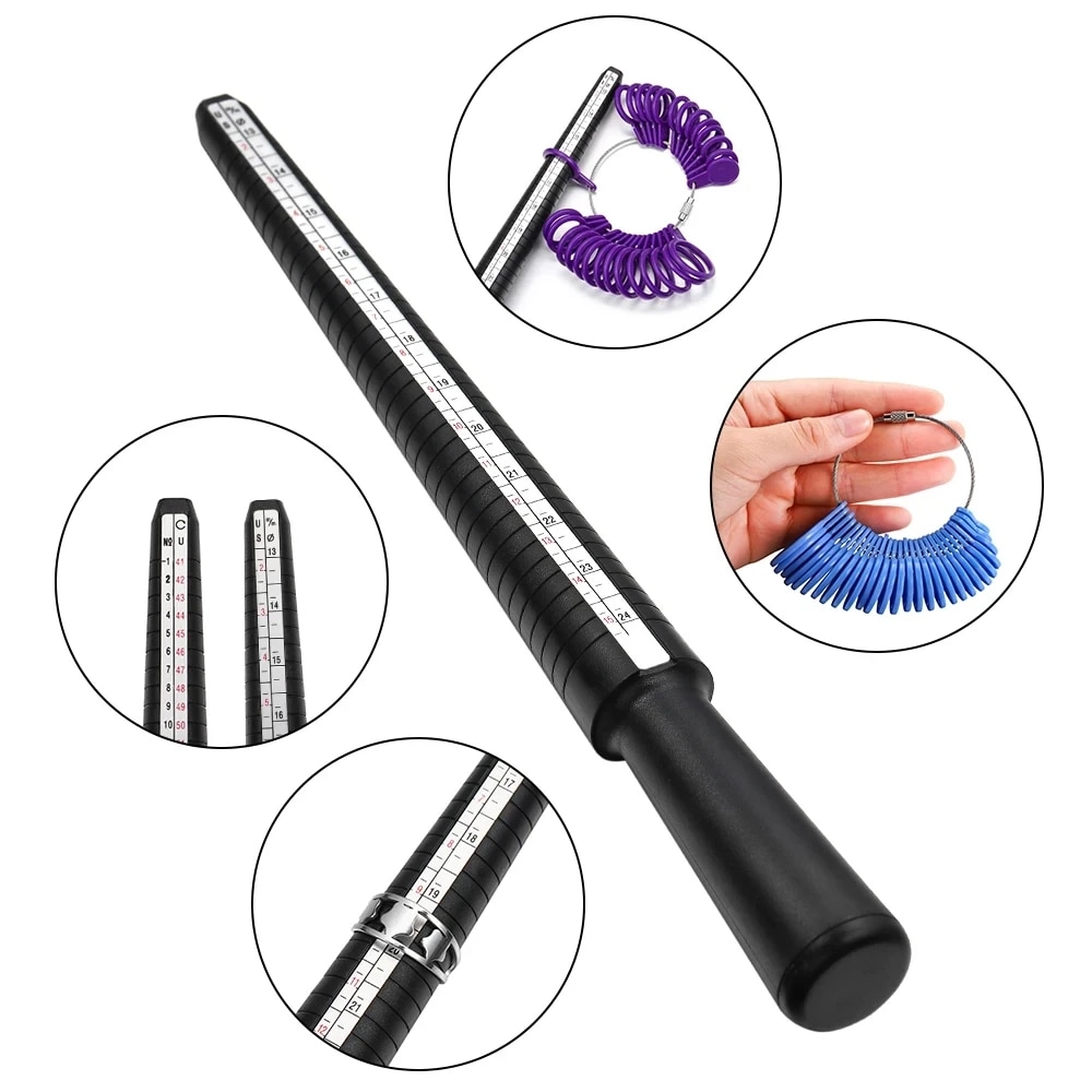 เครื่องมือวัดขนาดแหวนแบบมืออาช - Jewelry Making Kit Professional บทวิจารณ์และราคา