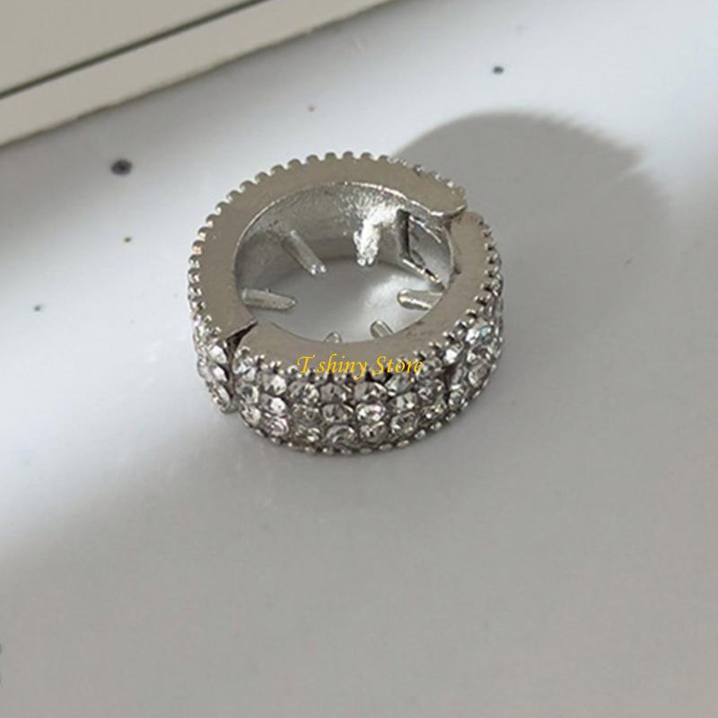 N58F สะดุดตาแหวนผม Blingbling  - Jewelry Making For Adults บทวิจารณ์และราคา