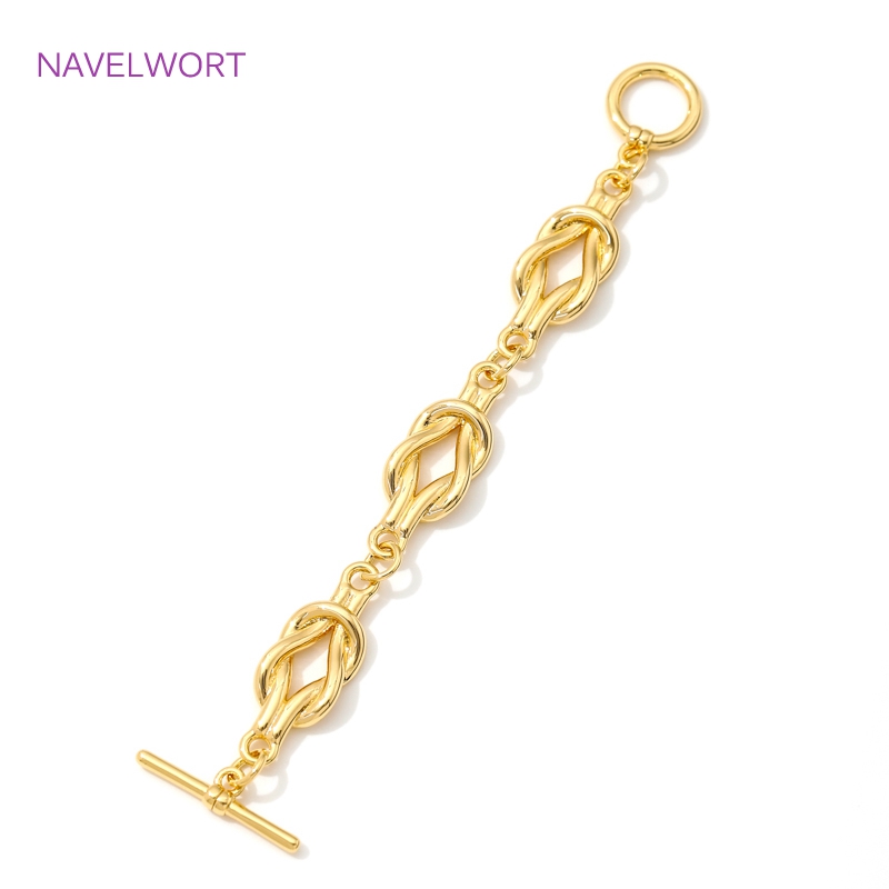 18K Gold Plated OT Clasps สลับ - Toggle Clasp Gold บทวิจารณ์และราคา