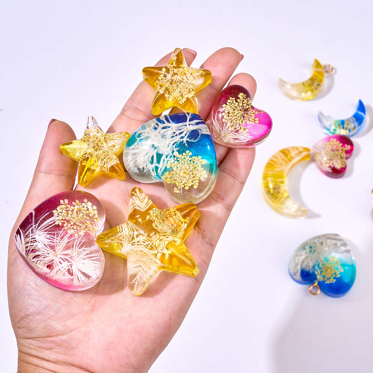 แม่พิมพ์ซิลิโคนรูปดาวหัวใจพระจ - Jewelry Making Mold บทวิจารณ์และราคา