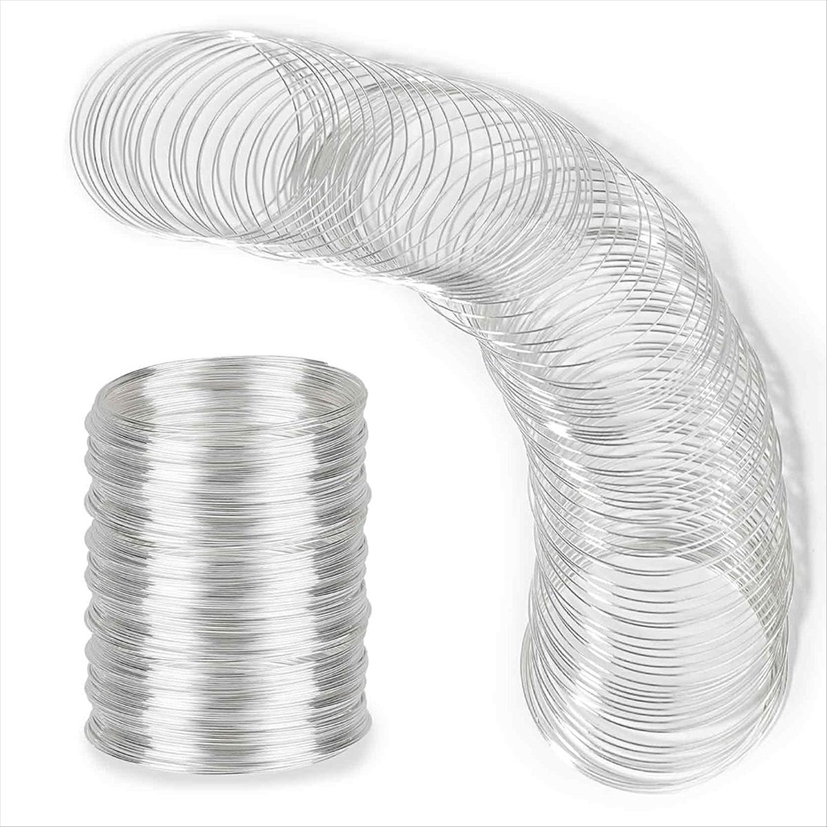【คูปอง!】{0}300 ลวดสำหรับทำสร้อ - Memory Wire Bracelet บทวิจารณ์และราคา