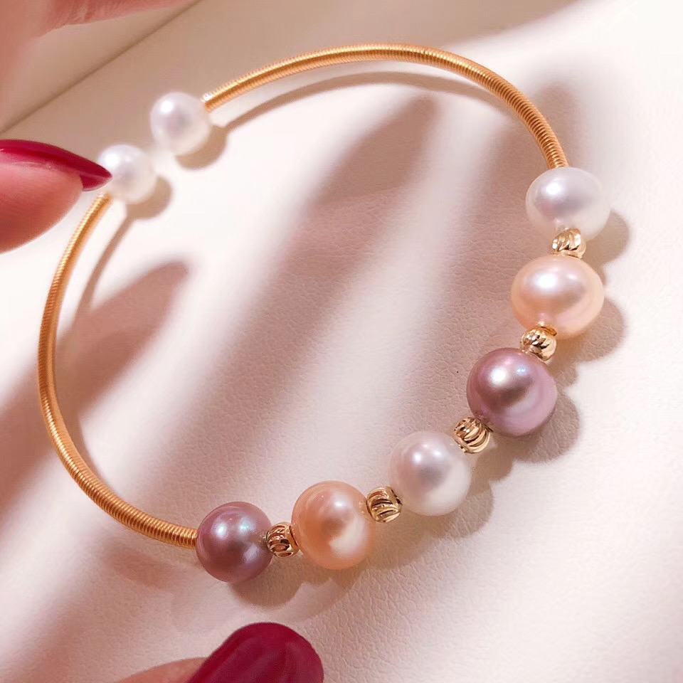 100 ลูป/Lot 0.6 มม.Silver Gold - Memory Wire Bracelet บทวิจารณ์และราคา