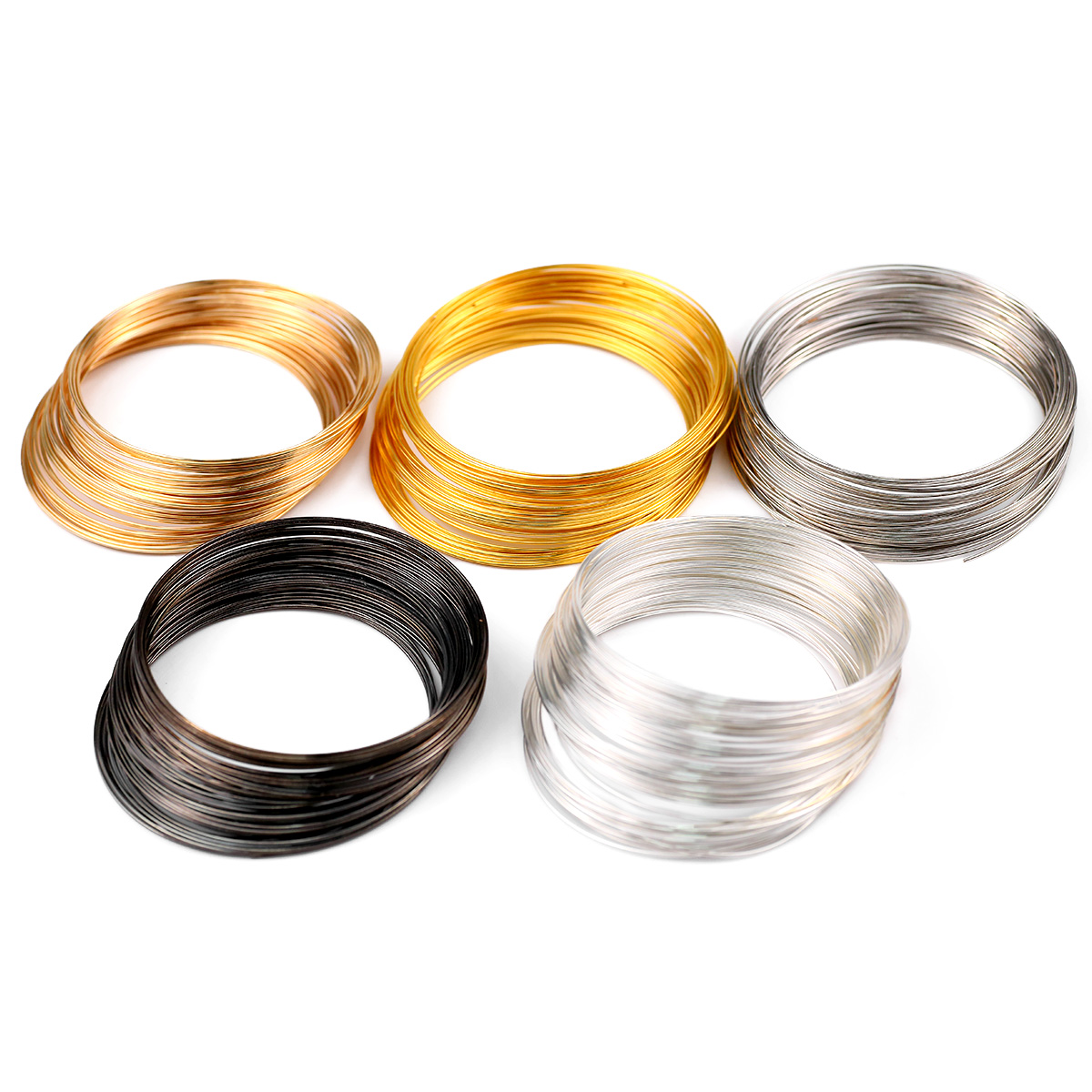 ลวดเหล็กม้วน 50 ม้วน/ชุด ขนาด  - Memory Wire Bracelet บทวิจารณ์และราคา