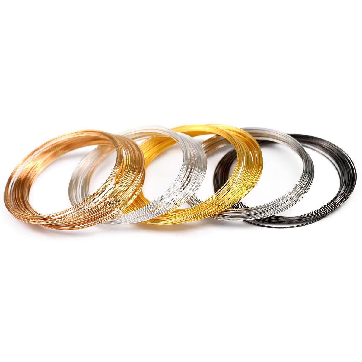 ลวดเหล็กม้วน 50 ม้วน/ชุด ขนาด  - Memory Wire Bracelet บทวิจารณ์และราคา