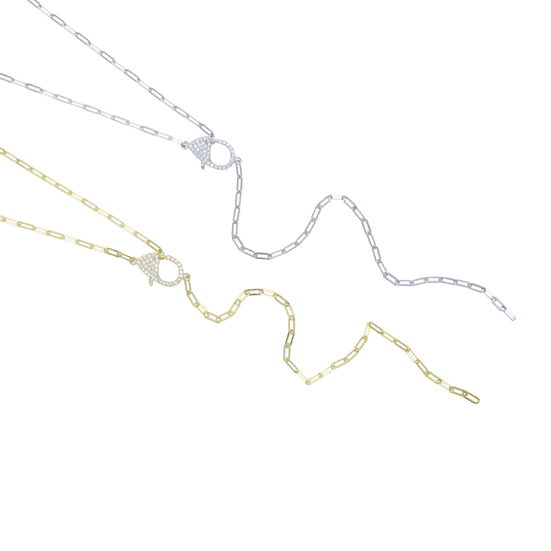 สร้อยคอแบบโซ่คล้องกระดาษประดับ - Toggle Clasp Gold บทวิจารณ์และราคา