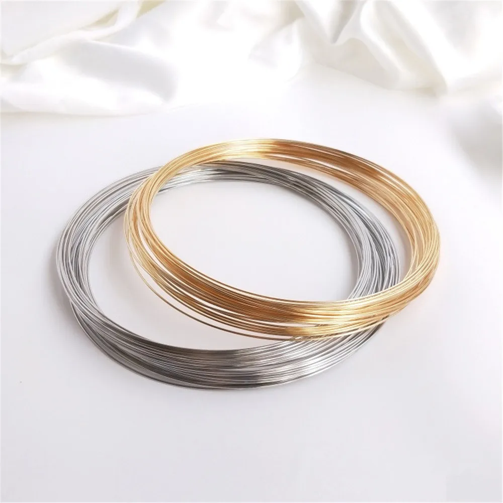 การเก็บรักษาสี 14K ทองคําขาวทอ - Memory Wire Bracelet บทวิจารณ์และราคา