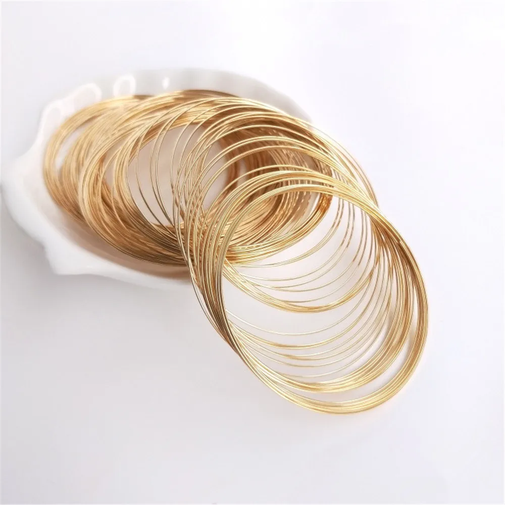 การเก็บรักษาสี 14K ทองคําขาวทอ - Memory Wire Bracelet บทวิจารณ์และราคา