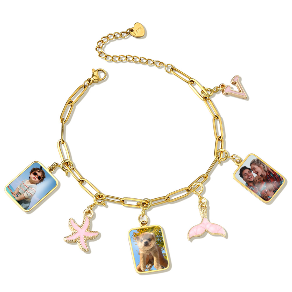 สร้อยคอจี้ธงตัวอักษรภาพถ่ายแบบ - Jewelry Making For Adults บทวิจารณ์และราคา