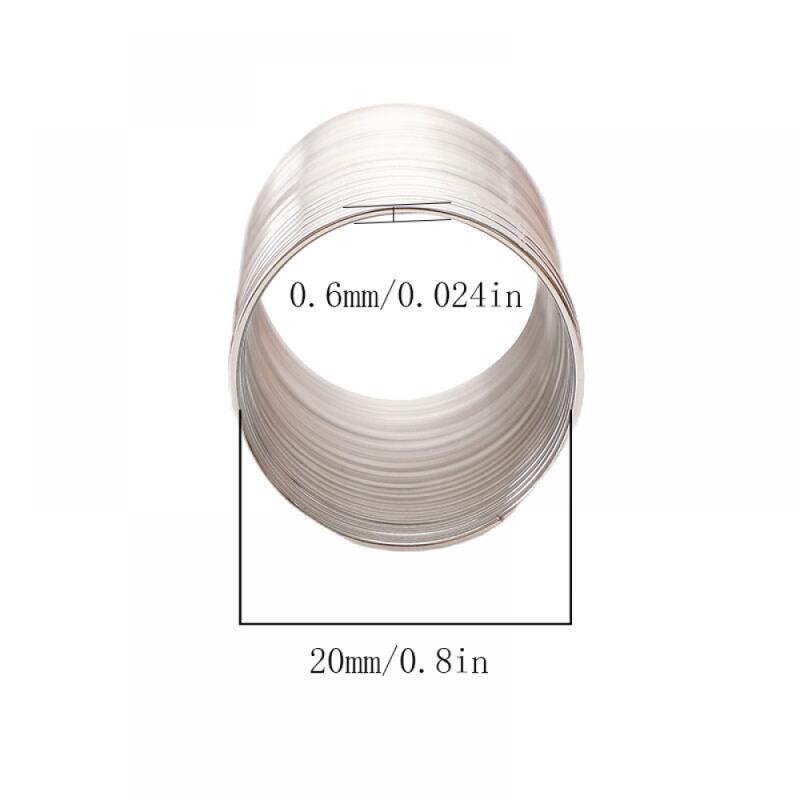 ลวดเหล็กเมมโมรี่ขนาดประมาณ 0.6 - Memory Wire Bracelet บทวิจารณ์และราคา