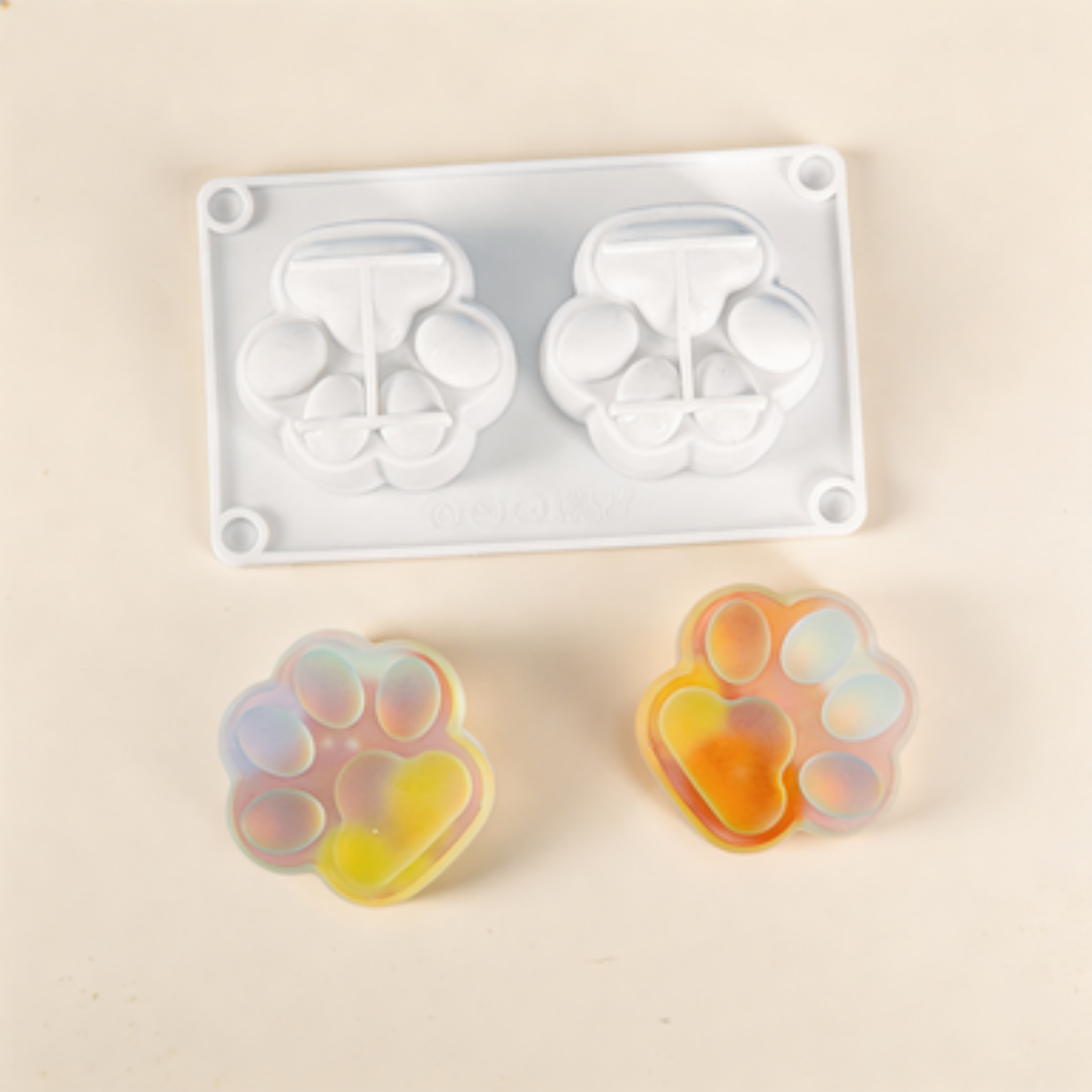 แม่พิมพ์ซิลิโคนรูปอุ้งเท้าแมว  - Jewelry Making Mold บทวิจารณ์และราคา