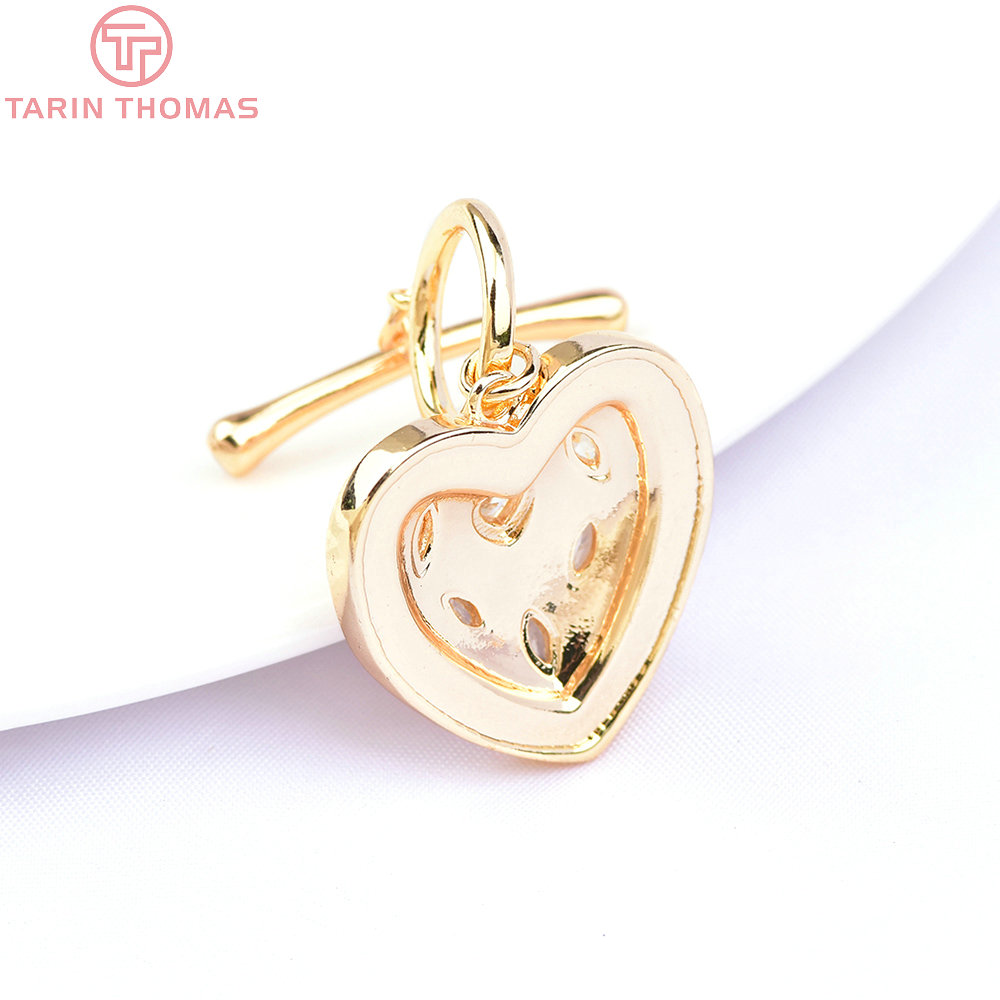 (6395) 2ชุด24K ทองชุบทองเหลือง - Toggle Clasp Gold บทวิจารณ์และราคา