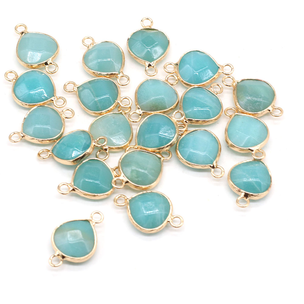 2pcs หินธรรมชาติตัวเชื่อมต่อไข - Jewelry Making For Adults บทวิจารณ์และราคา