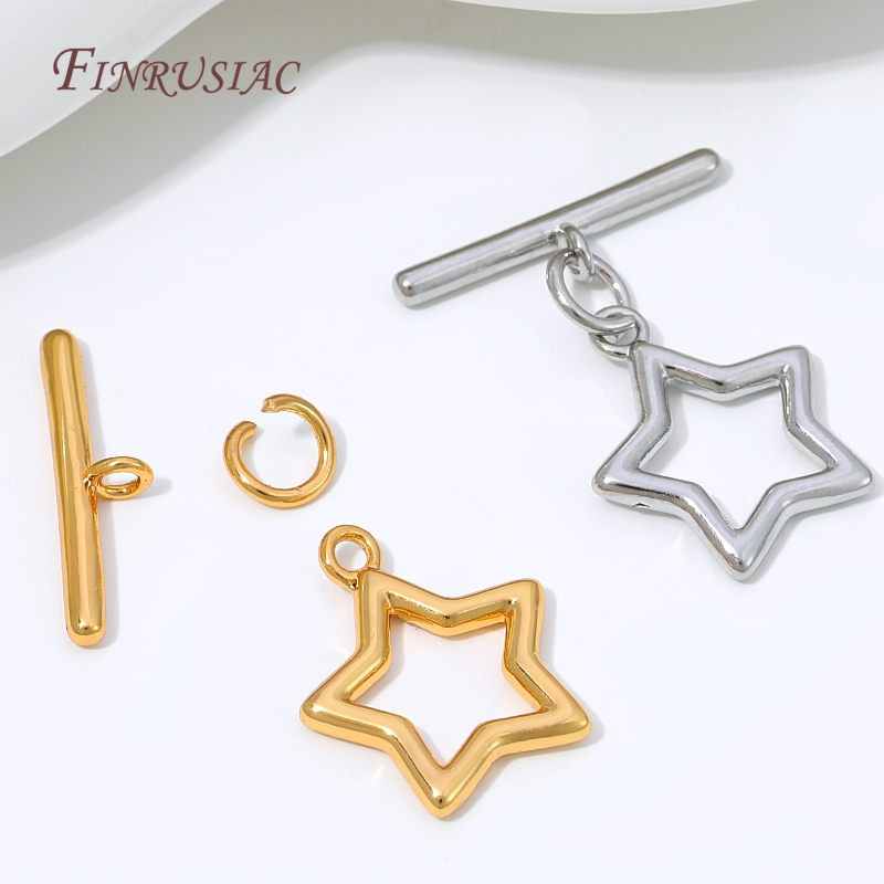 ตัวล็อกแบบ OT รูปดาวกลวงชุบทอง - Toggle Clasp Gold บทวิจารณ์และราคา