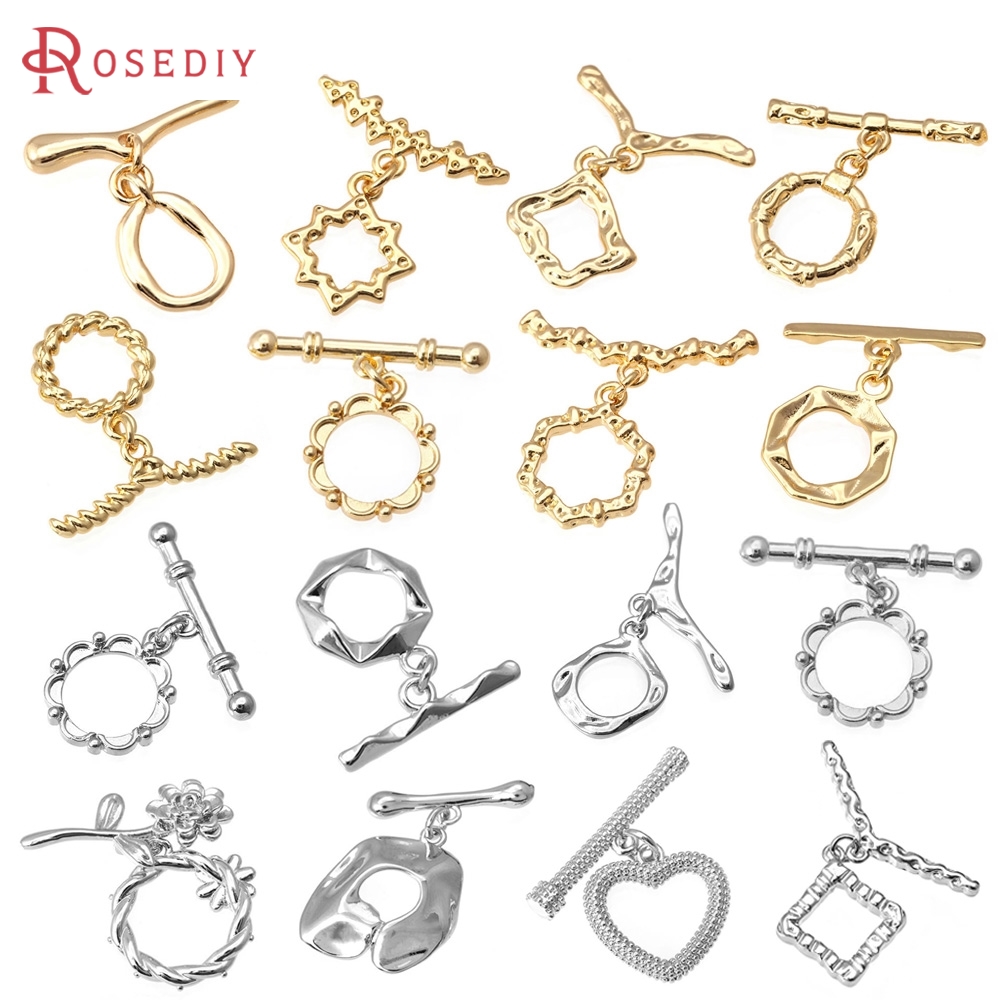 ตัวล็อคแบบกลม 6 ชุด สีทอง 18K  - Toggle Clasp Gold บทวิจารณ์และราคา