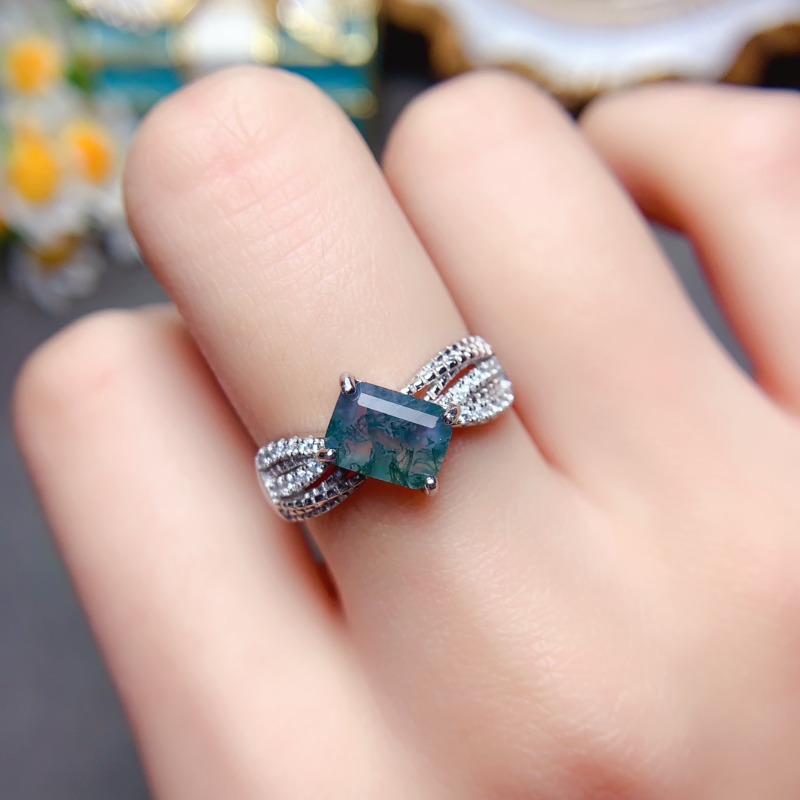 Luxyimagic หินธรรมชาติมอสอาเกต - Jewelry Making University บทวิจารณ์และราคา