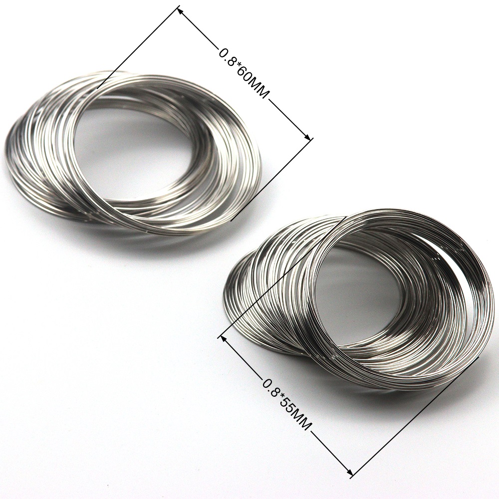 ลวดโลหะ 10/20 ลูป ลวดเหล็กสำหร - Memory Wire Bracelet บทวิจารณ์และราคา