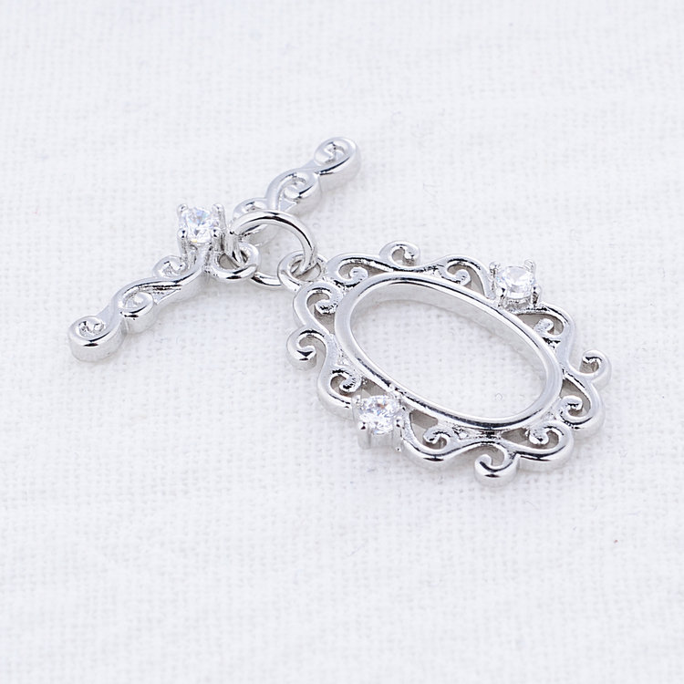 15*20มม.14K ทองชุบทองเหลือง Zi - Toggle Clasp Gold บทวิจารณ์และราคา