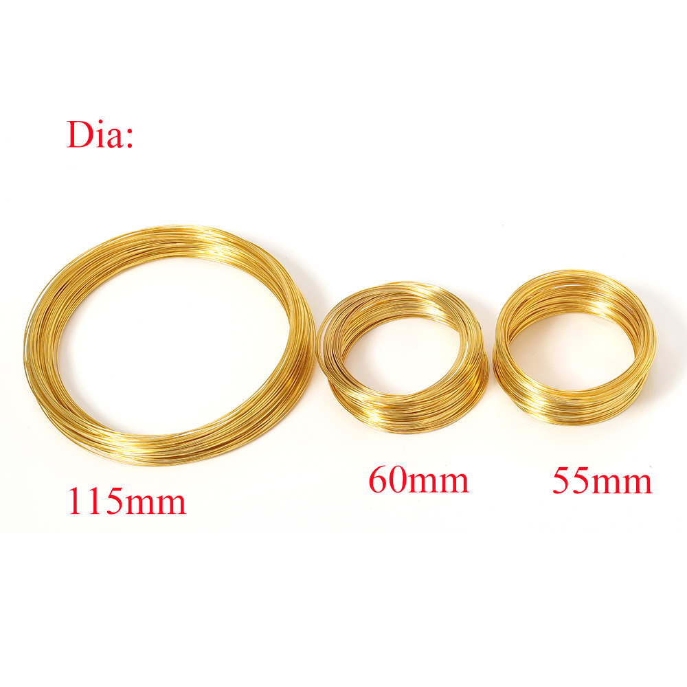 100 ลูปเมมโมรี่ประดับด้วยลูกปั - Memory Wire Bracelet บทวิจารณ์และราคา