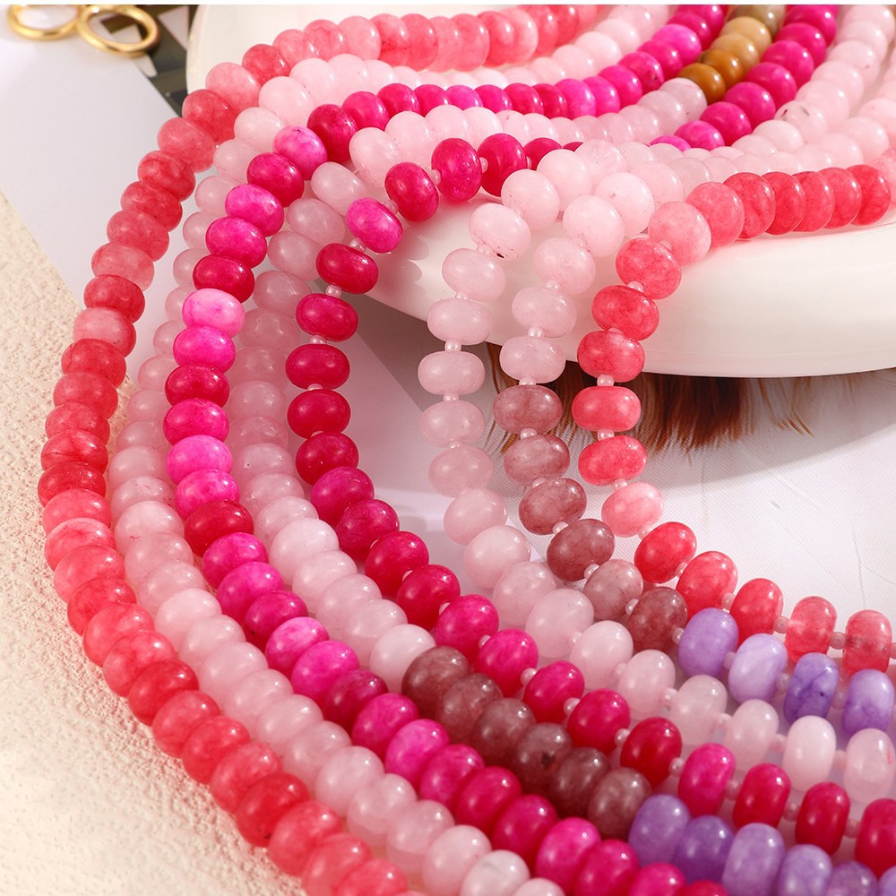 โบโฮสร้อยคอลูกปัดหินธรรมชาติสี - Toggle Clasp Gold บทวิจารณ์และราคา