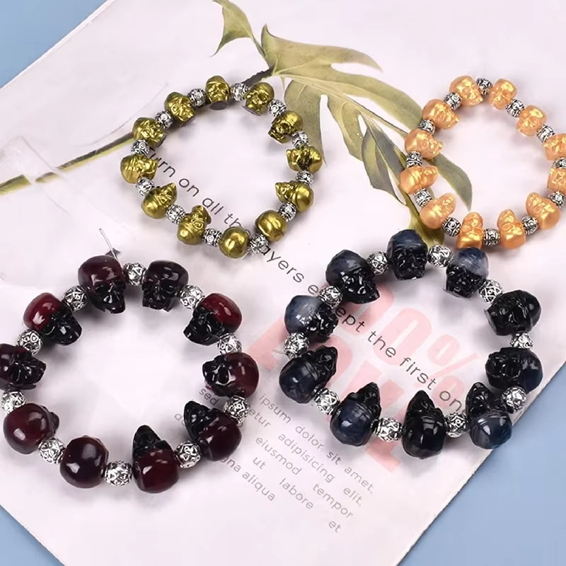 แม่พิมพ์เรซินรูปหัวกะโหลก 3 ชิ - Jewelry Making Mold บทวิจารณ์และราคา