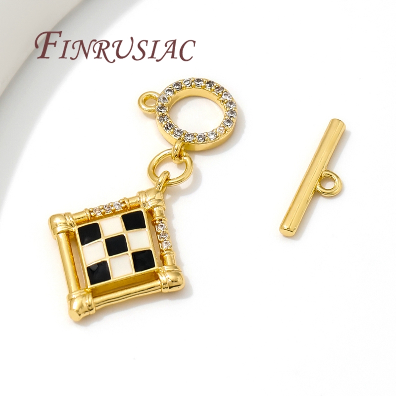 ตัวล็อกแบบ Toggle ชุบทอง 18K อ - Toggle Clasp Gold บทวิจารณ์และราคา