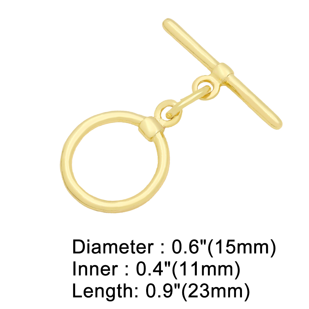 OCESRIO อินเทรนด์สลับรอบ Clasp - Toggle Clasp Gold บทวิจารณ์และราคา