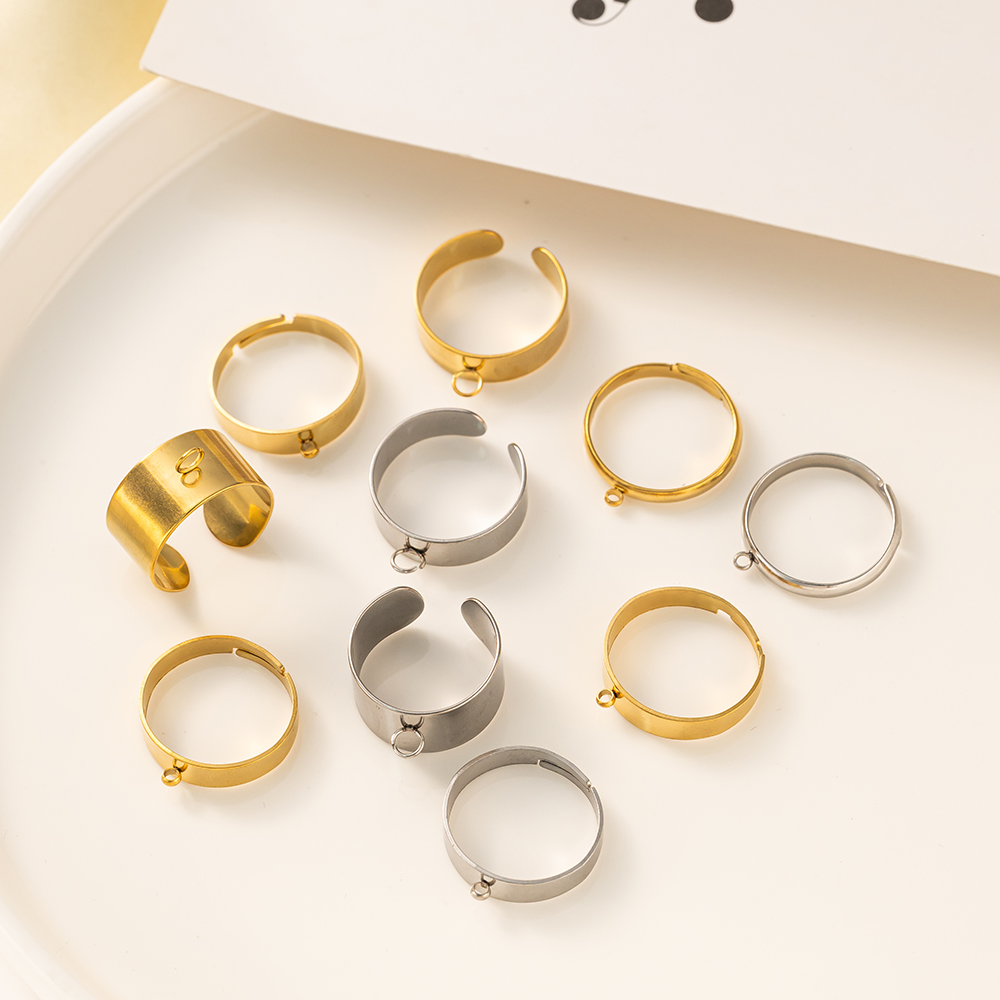 5 ชิ้น/ล็อตสแตนเลสสตีลสีเปิดแห - Jewelry Making For Adults บทวิจารณ์และราคา