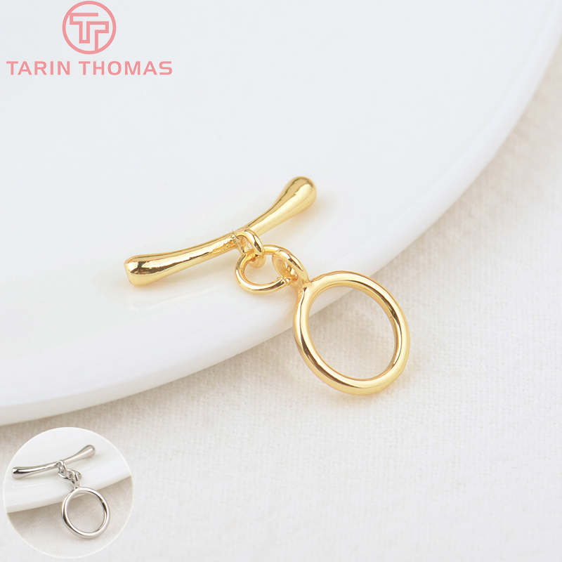 (3278)6 ชุด O:10 มม.T:19 มม.24 - Toggle Clasp Gold บทวิจารณ์และราคา