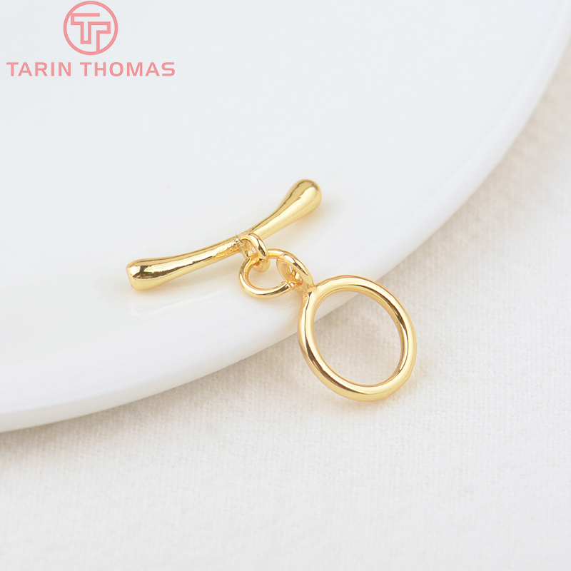 (3278)6 ชุด O:10 มม.T:19 มม.24 - Toggle Clasp Gold บทวิจารณ์และราคา