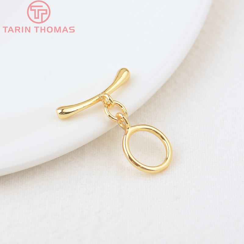 (3278)6 ชุด O:10 มม.T:19 มม.24 - Toggle Clasp Gold บทวิจารณ์และราคา