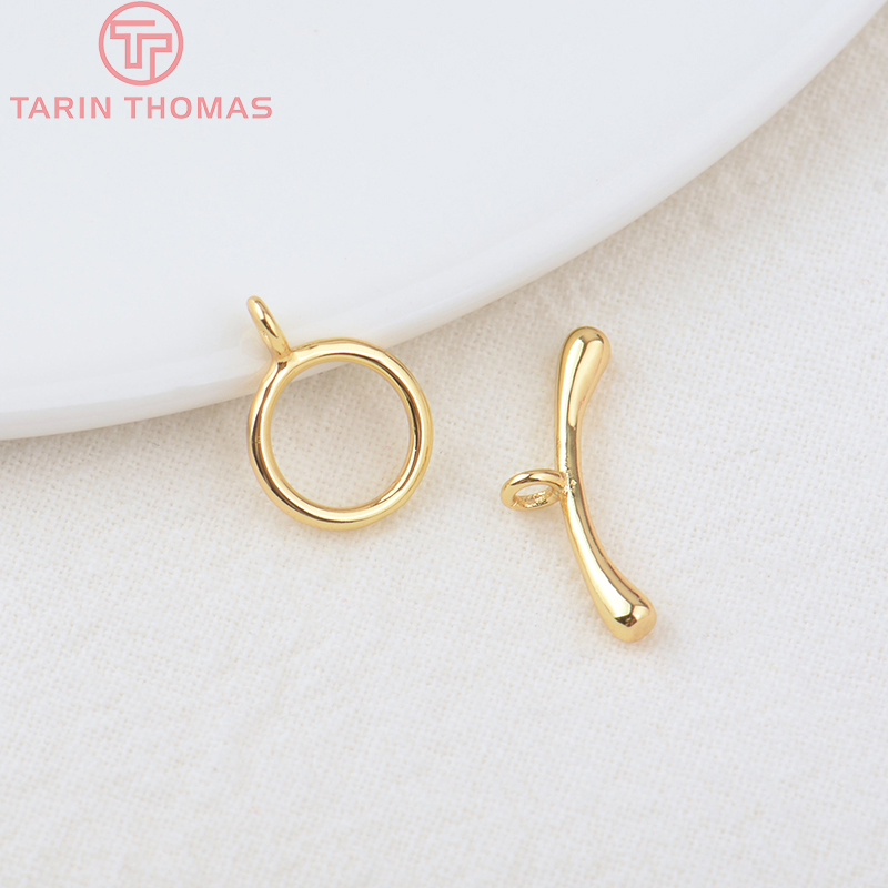 (3278)6 ชุด O:10 มม.T:19 มม.24 - Toggle Clasp Gold บทวิจารณ์และราคา