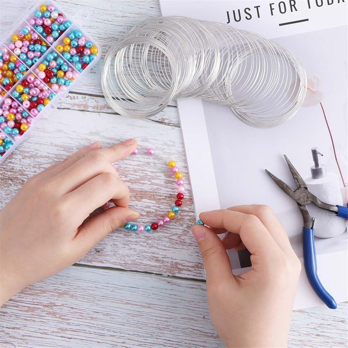 ลวดทำเครื่องประดับ A008 100 ลู - Memory Wire Bracelet บทวิจารณ์และราคา