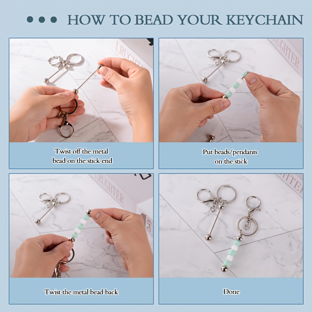 ชุดทำพวงกุญแจลูกปัดเปล่า DIY 1 - Jewelry Making Beginners บทวิจารณ์และราคา