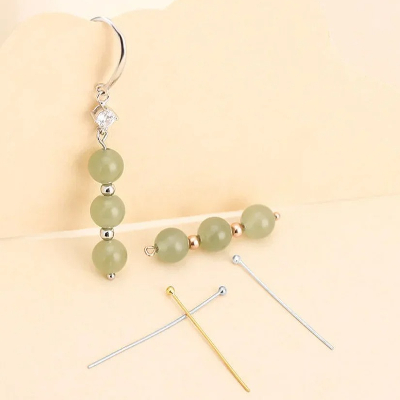 หมุดลูกปัดสแตนเลส 100 ชิ้น หัว - Jewelry Making Jig บทวิจารณ์และราคา