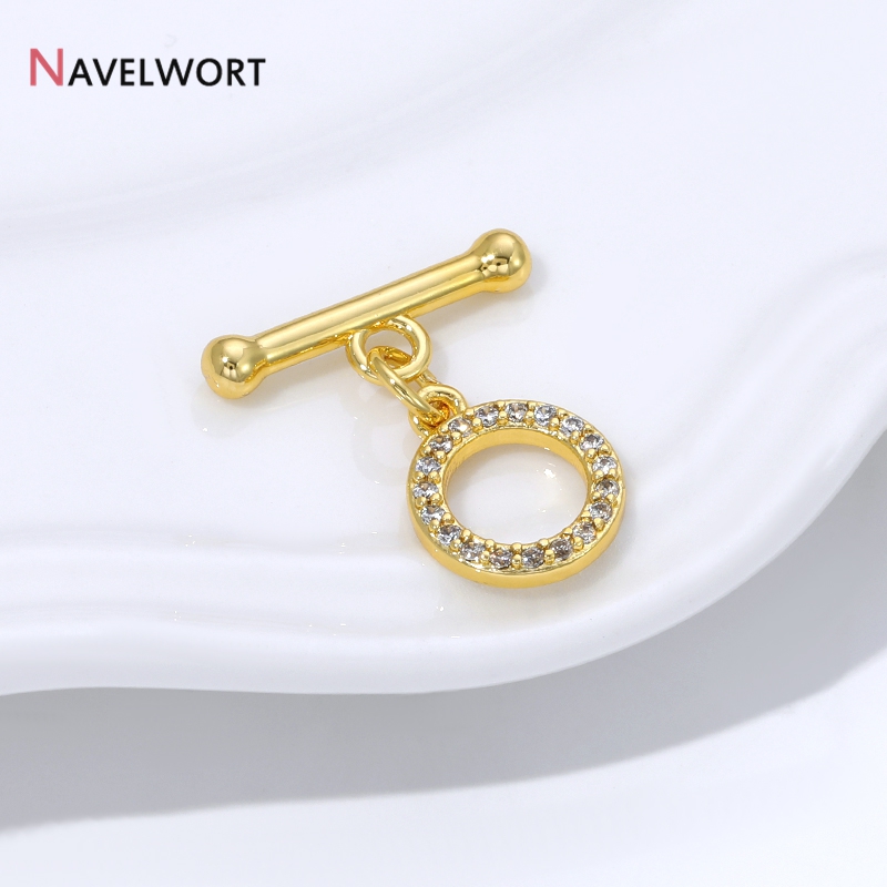 ตัวล็อกแบบ OT ชุบทอง 18K ประดั - Toggle Clasp Gold บทวิจารณ์และราคา