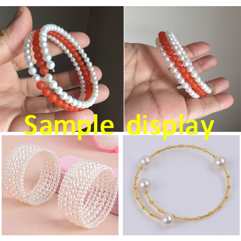 100 ลูปทองเหล็กสีลวดหน่วยความจ - Memory Wire Bracelet บทวิจารณ์และราคา