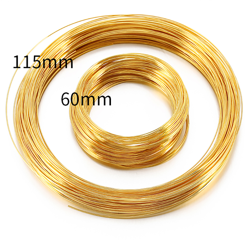 100 ลูปทองเหล็กสีลวดหน่วยความจ - Memory Wire Bracelet บทวิจารณ์และราคา
